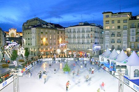 Pista di ghiaccio vitoria natale,es