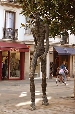 O silêncio do pedestrianismo cidade branca