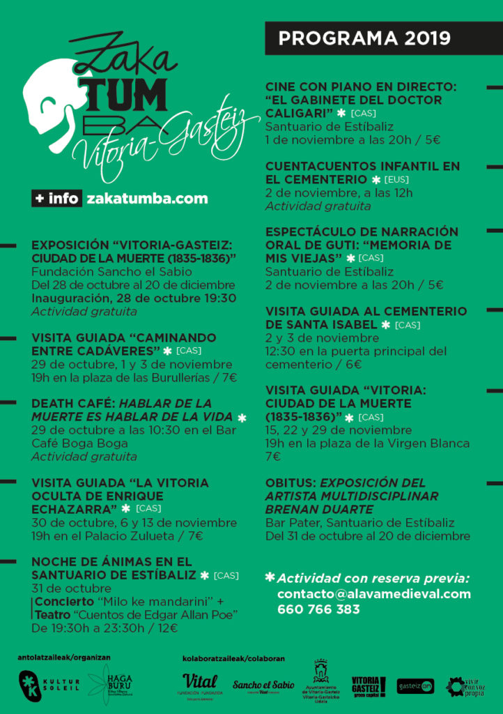 programa Zakatumba 2019 Vitòria-Gasteiz