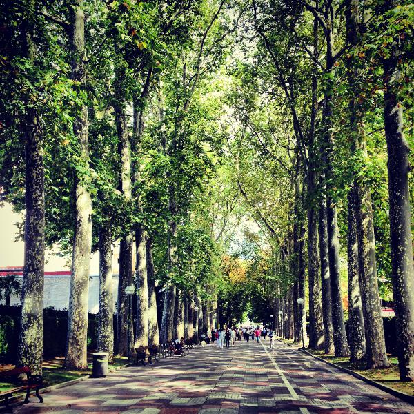 paseo de la senda Vitoria gasteiz